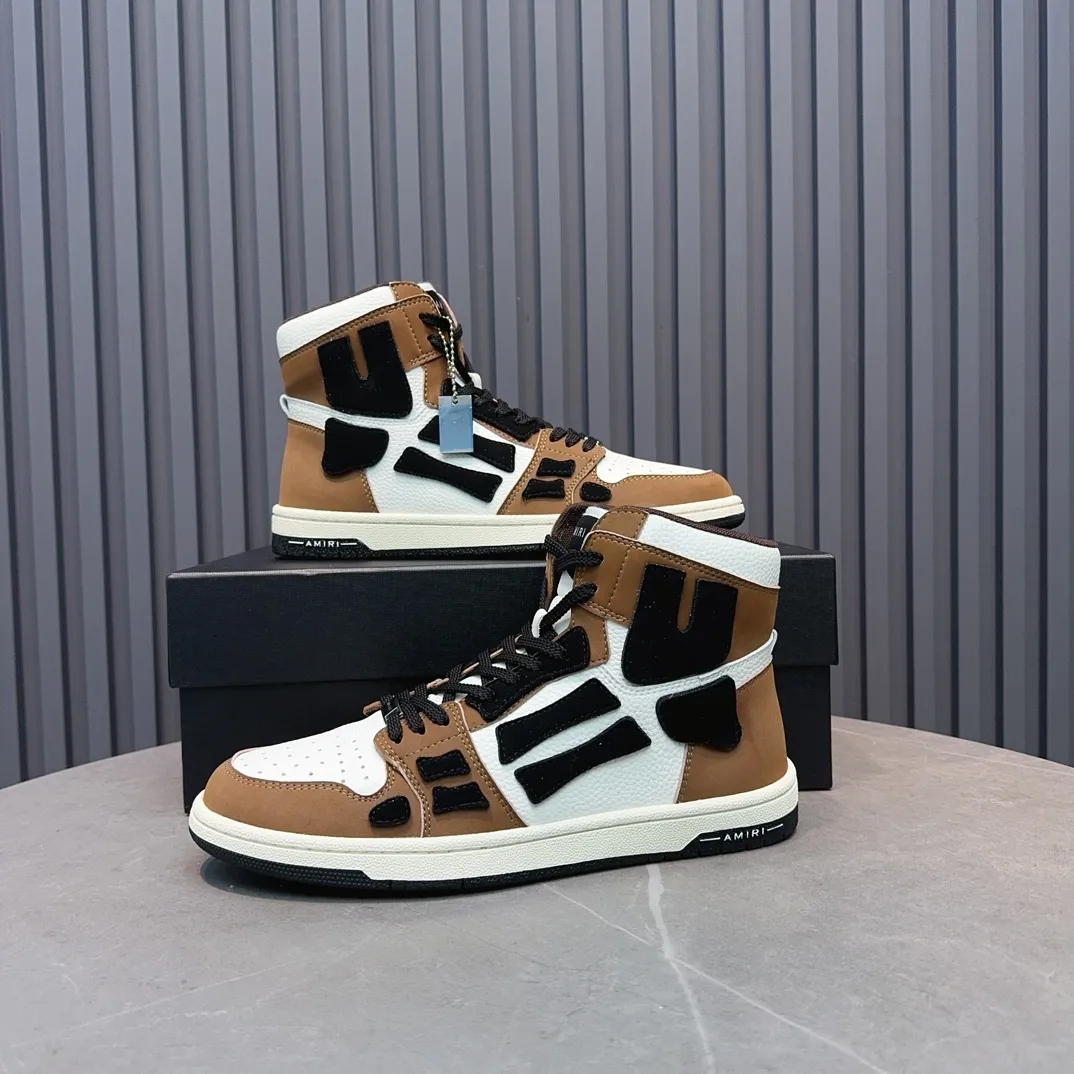 Men's shoes💰620💰 AMIRI AMIRI trendy brand hot sale🔥 Available all year round✅Couples💑 Official website synchronization Imported fabrics 1⃣️ratio 1⃣️Re-engraved, original factory special original sole, 35-45 (38.45. Non-refundable)